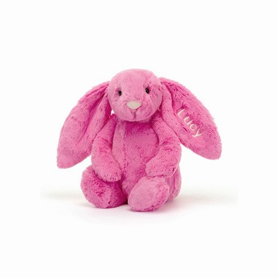 Jellycat Bashful Hot Pink Bunny Medium Australia | 198476DTL